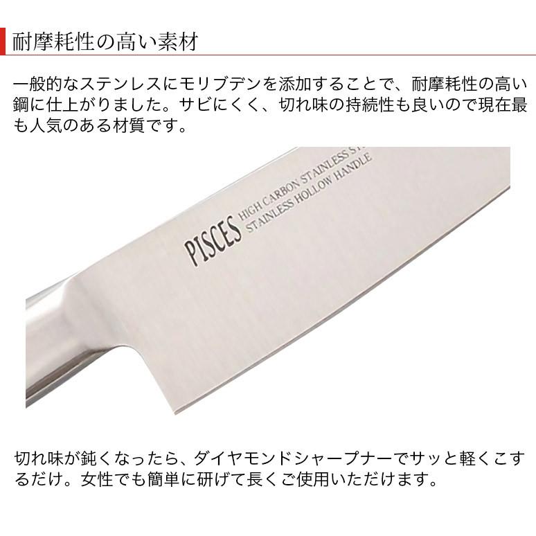 包丁 刺身包丁 オールステンレス 一体型包丁 刃渡り200mm 全長320mm