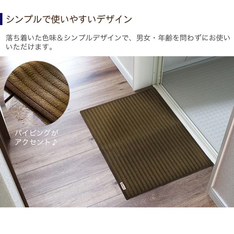 驚きの吸水力！吸水バスマット 45×60cm 抗菌・防臭加工付き バスマット 洗濯可 タタミー TaTammy オカトー Okato｜heartmark-shop｜24