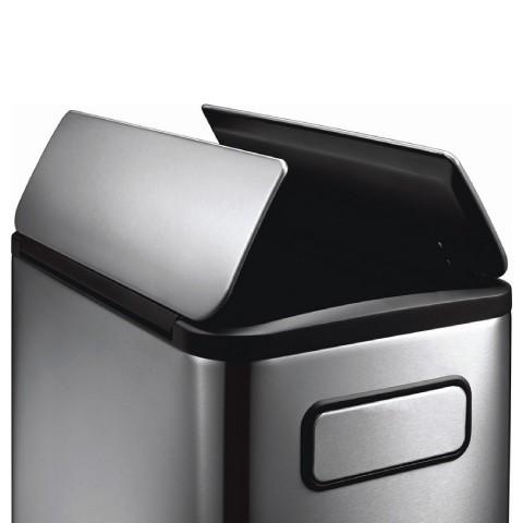 EKO/エコー フットペダル式簡単開閉 両開きごみ箱 エコフライ ステップ