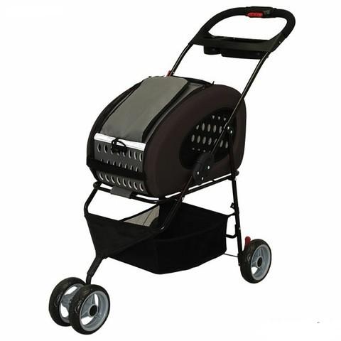 アイリスオーヤマ4ＷAＹペットカートブラウン折り畳み式 IRIS OHYAMA アイリスオーヤマ 4WAYペットカート ブラウン FPC-920