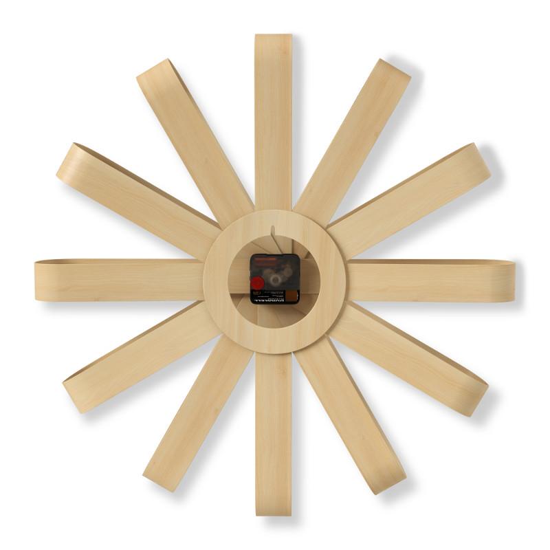 Umbra 壁掛け時計 リボンウッド ウォールクロック ナチュラル 2118071390 アンブラ entrex アントレックス RIBBONWOOD WALLCLOCK 北欧テイスト 北欧テイスト｜heartmark-shop｜05