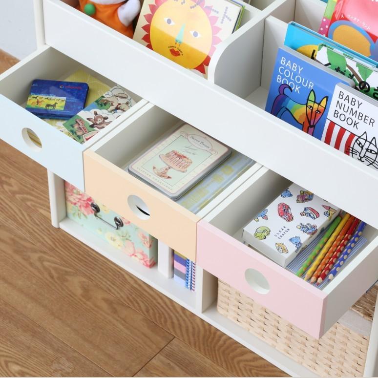 日本製 完成品 絵本ラック ブックシェルフ 幅85cm 完成品 ブックシェルフ スリム 薄型 本棚 本立て 収納 コンパクト 省スペース おしゃれ ナスラック_8