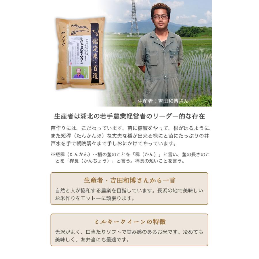ミルキークイーン 令和6年産 滋賀県産 特別栽培米(減化学肥料 ミルキークイーン 令和6年産 滋賀県産 特別栽培米(減化学肥料