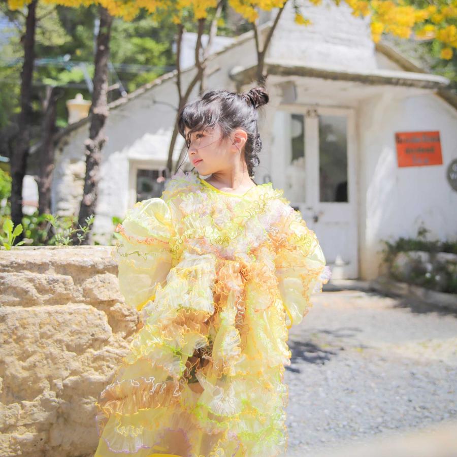 子供 キッズ レンタルドレス 女の子 写真撮影 七五三 誕生日 ミモザの