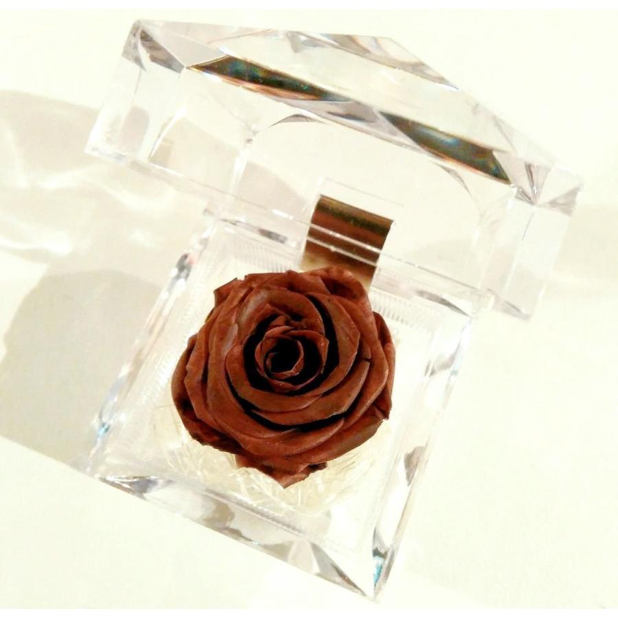 レインボーローズ専門店のチョコレートローズ ジュエリープリザーブドフラワーチョコレートの香り付き Rb 123 札幌駅近くのお花屋さん 通販 Yahoo ショッピング