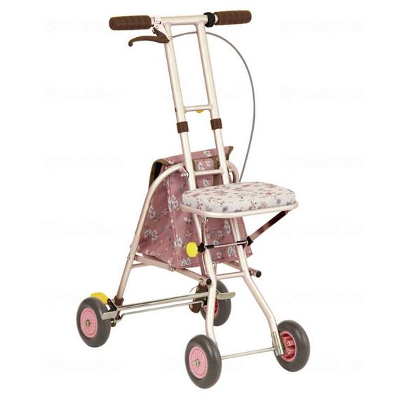 お待たせ 幸和製作所 コンパクトタイプ プチカシルバーカー 手押し車 老人 ショッピングカート おしゃれ シルバーカート 軽量 お買いものカート 高齢者 折りたたみ 老