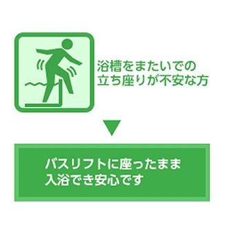 【値下げ】 ＴＯＴＯエムテック　バスリフト　EWB100SR介護 入浴リフト 移乗 移動 入浴介助 簡単操作 【SKC2990455171】(105675円)