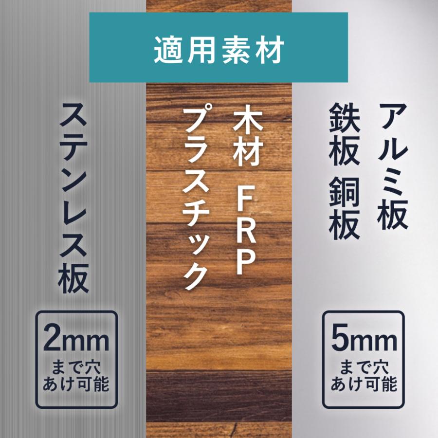 ドリルビット ドリル刃 15本セット 丸軸 (1.5mm~10.0mm) 穴あけ