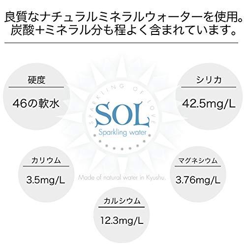 シリカ炭酸水 ソルビアンカ SOLBiANCA 天然水仕込み 500ml×24本｜heartrefrain｜03