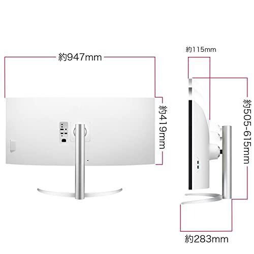 【VGP2024 金賞】LG モニター ディスプレイ 40WP95C-W 39.7インチ/5K2K 曲面型ウルトラワイド(5120×2160)/｜heartrefrain｜10