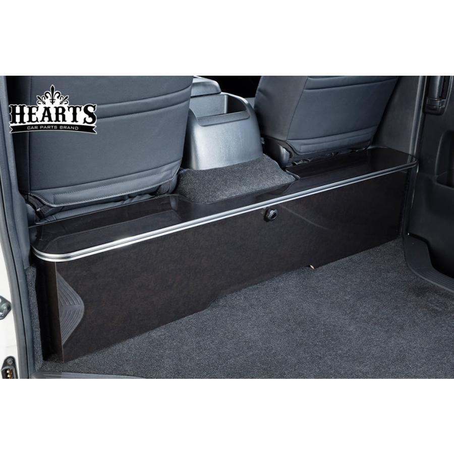 やぎハイエースセカンドテーブル(エボニー)1100mm×300mm ハイエース 200系 リアデッキテーブル 標準タイプ ワイドボディ