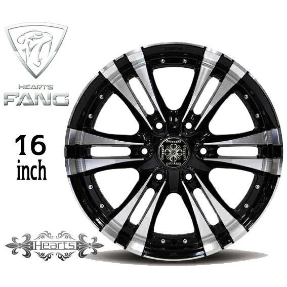 200系 ハイエース FANG16インチ アルミ ホイール 16inch 6穴 16インチ