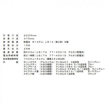 UNIーPEX ユニペックス 15W メガホン TRM-55A_1