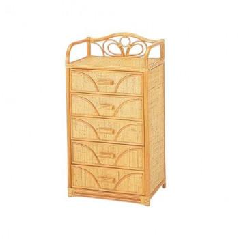 今枝商店 Romantic Rattan 籐チェスト 5杯タイプ W701 : なないろ
