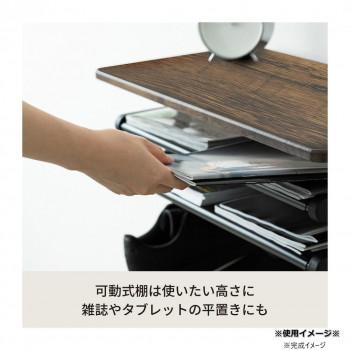 フィット ワンタッチ式可動棚ラック WD・ウッド NK-7501WDの画像