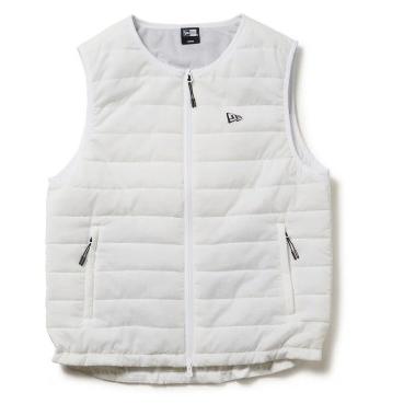 NEW ERA 14669879 インサレーティッド ベスト メンズ レディース ゴルフウェア 防寒 ベスト 軽量 保温 ノーカラー 撥水 収納袋付き 2025年 秋冬モデル ニューエラ NEW ERA（ニューエラ） NEW ERA 14669879 インサレーティッド ベスト