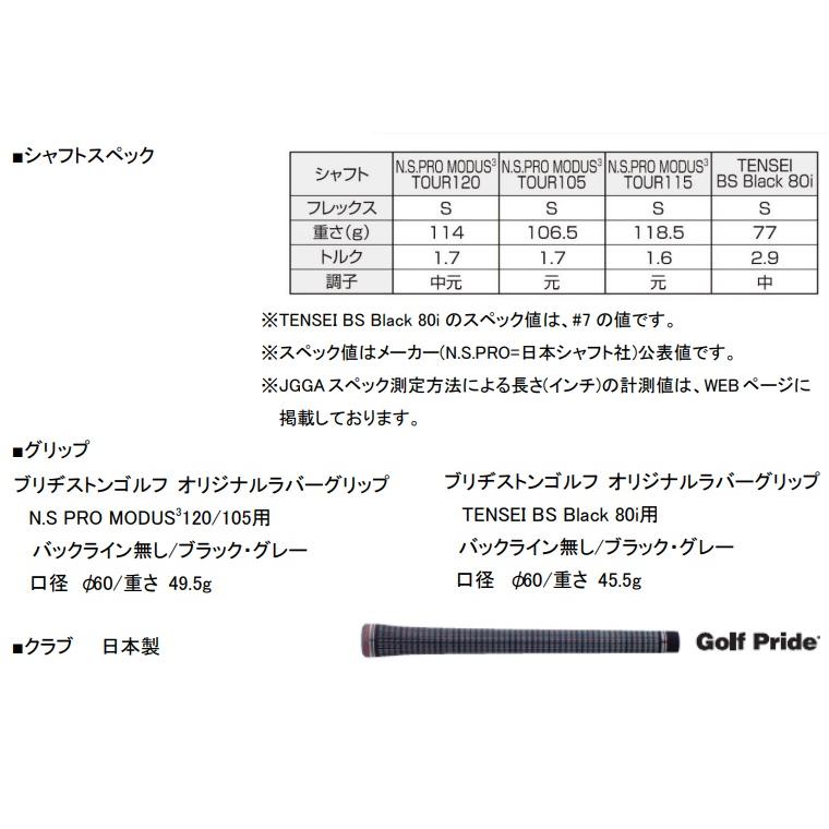 ブリヂストンゴルフ 221CB アイアン 6本セット（＃5〜9, PW）NS PRO MODUS TOUR105｜heartstage｜04