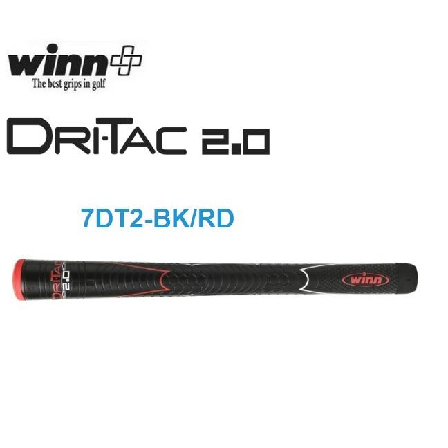 Winn ウィン グリップ DRI TAC 2.0 series -ドライ タック 2.0 シリーズ- 【オーバーサイズ】7DT2-BK/RD｜heartstage