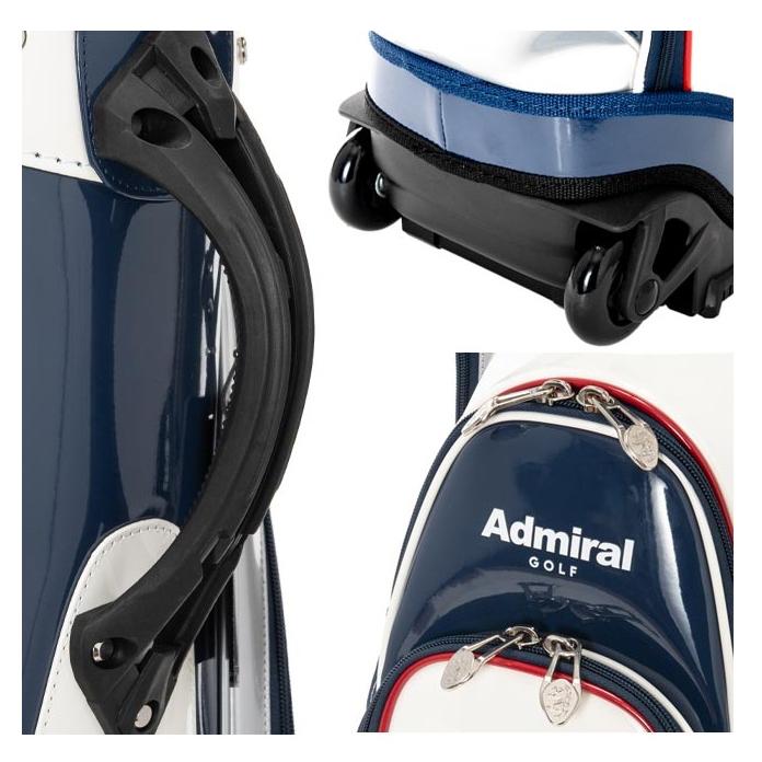 Admiral アドミラル キャディバッグ エナメル キャスター