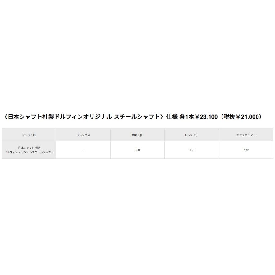 キャスコ ドルフィン ランニング ウェッジ DRW-225(39度）メンズスペック（スチールシャフト） DOLPHIN RUNNING WEDGEの画像