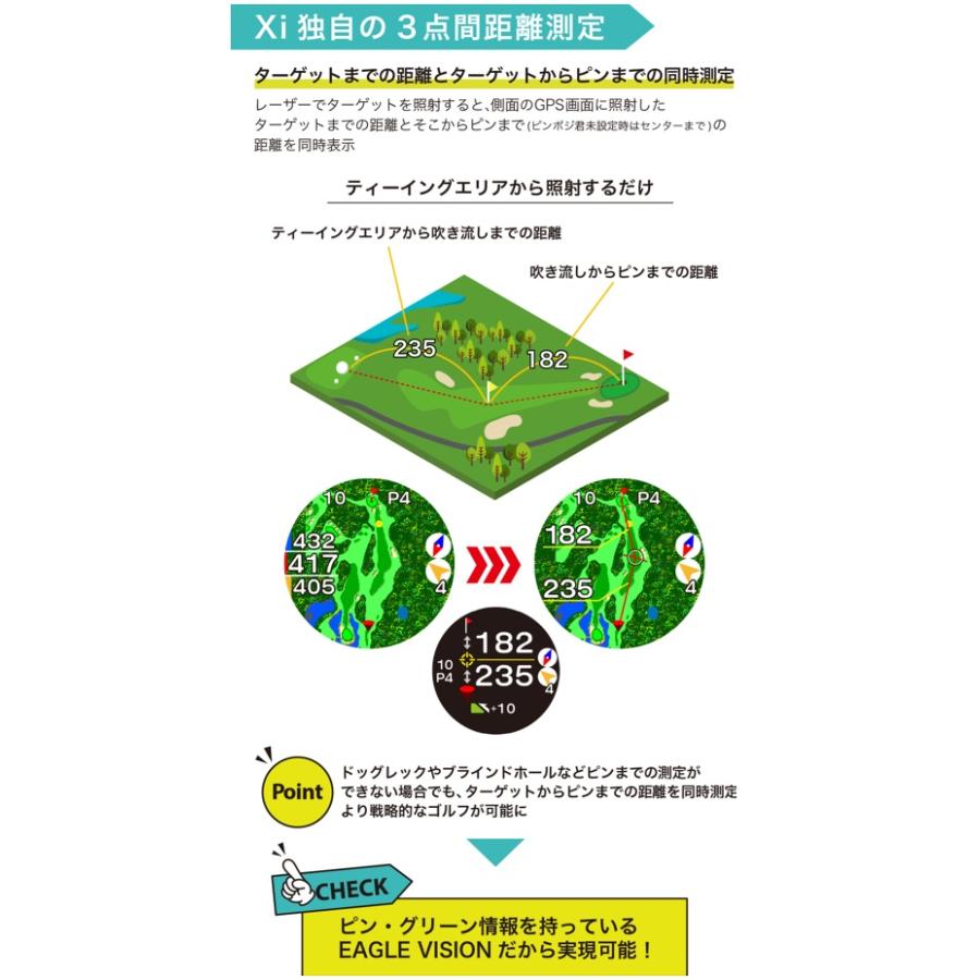 EAGLE VISION イーグルビジョン Xi クロスアイ ゴルフナビ レーザー式