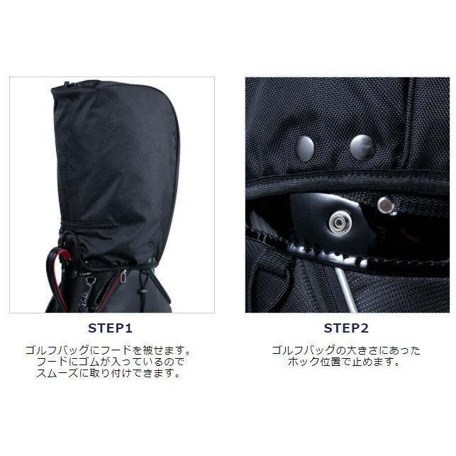 フリーサイズ フードカバー 8.5型〜10型対応 INF001 ブラック : ゴルフ