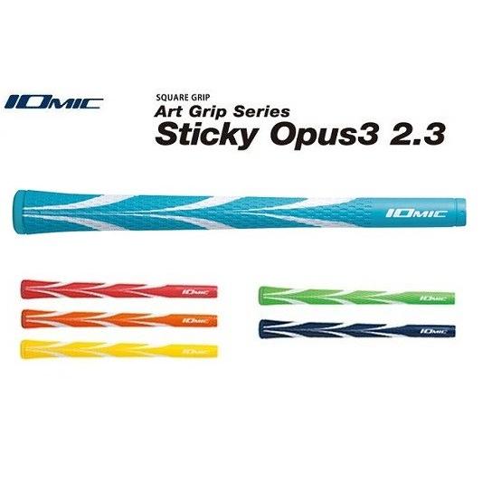 IOMIC(イオミック) ゴルフグリップ　Sticky Opus3 バックライン無 グリーン Art Grip Series ベース：グリーン×ホワイト　エンド：ホワイト M60 i8my1cf IOMIC(イオミック) ゴルフグリップ Sticky Opus3 バックライン無
