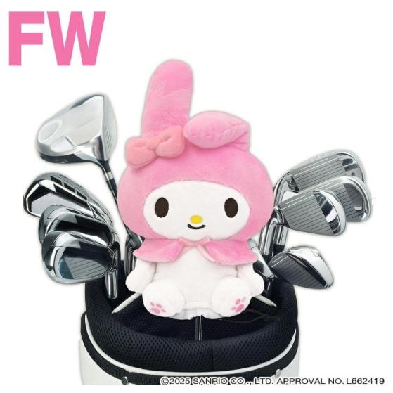 ゴルフ　ヘッドカバー　ドライバー　フェアウェイウッド　キティ　マイメロ sanrio（サンリオ） マイメロディ ゴルフ ヘッドカバー フェアウェイ