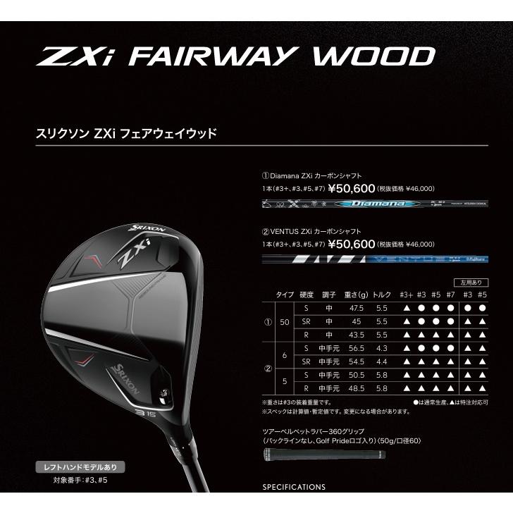 SRIXON スリクソン ZXi フェアウェイウッド Diamana.WB カスタム