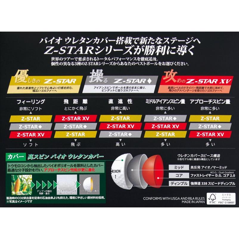 SRIXON スリクソン ロイヤルグリーン/3ダースセット Z-STAR ゼット