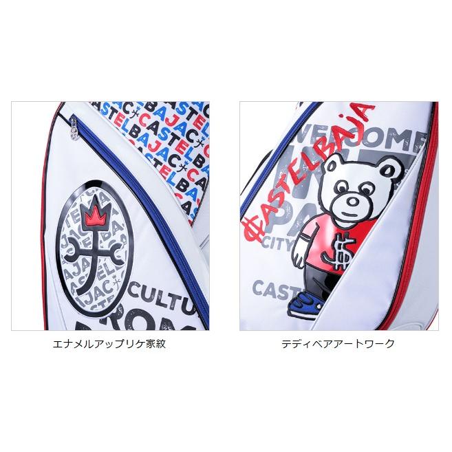 【新品】カステルバジャック CBC035 キャディバッグ 9.0型 レッド 新品】カステルバジャック CBC035 キャディバッグ 9.0型 レッド 新品