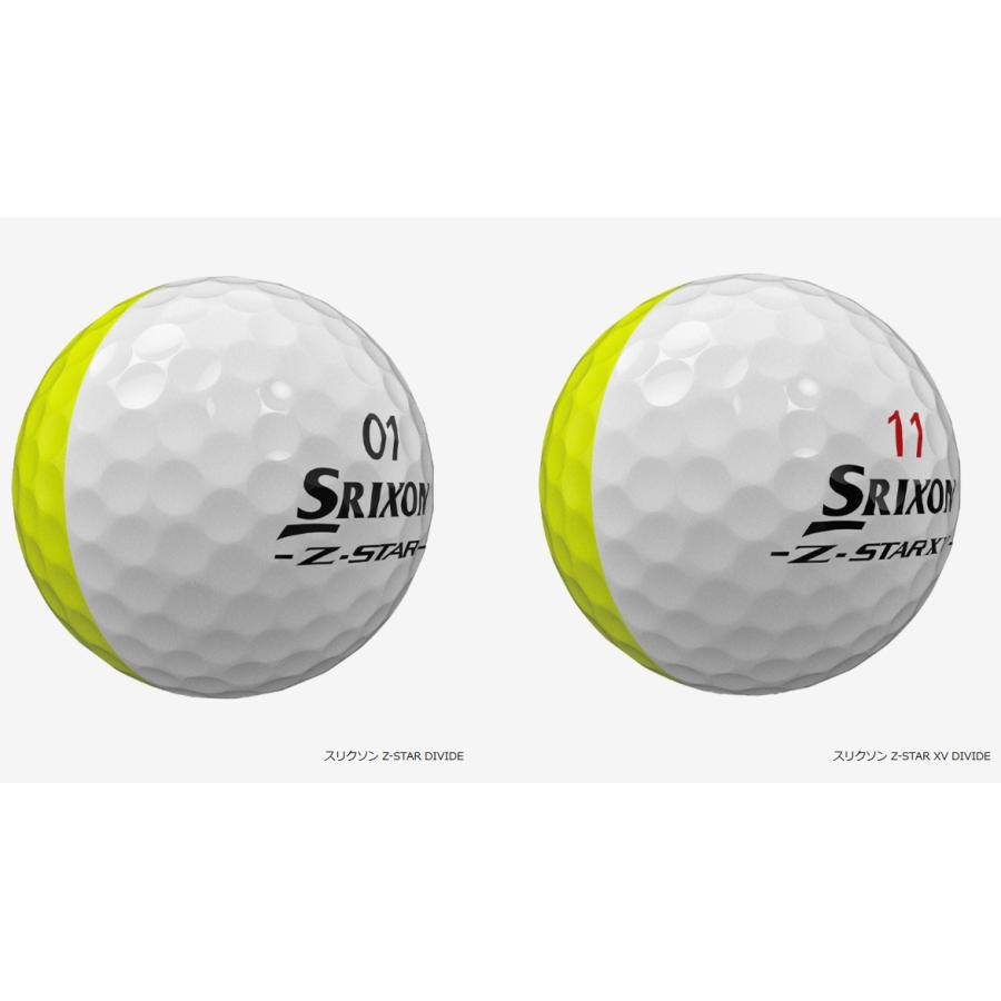 スリクソン Z-STAR.DIVIDE/5ダース Z-STAR DIVIDE ゼットスター ディバイド 5ダースセット販売 2025年モデル ゴルフボール_3