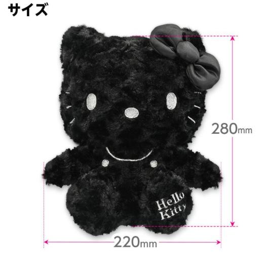 ハローキティ（ブラックver.） ヘッドカバー セット販売 ドライバー用