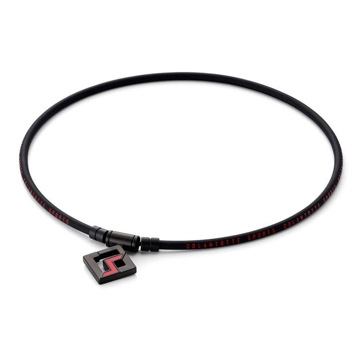 ColanTotte（コラントッテ） ネックレス SG160 ブラックチタン×レッド 