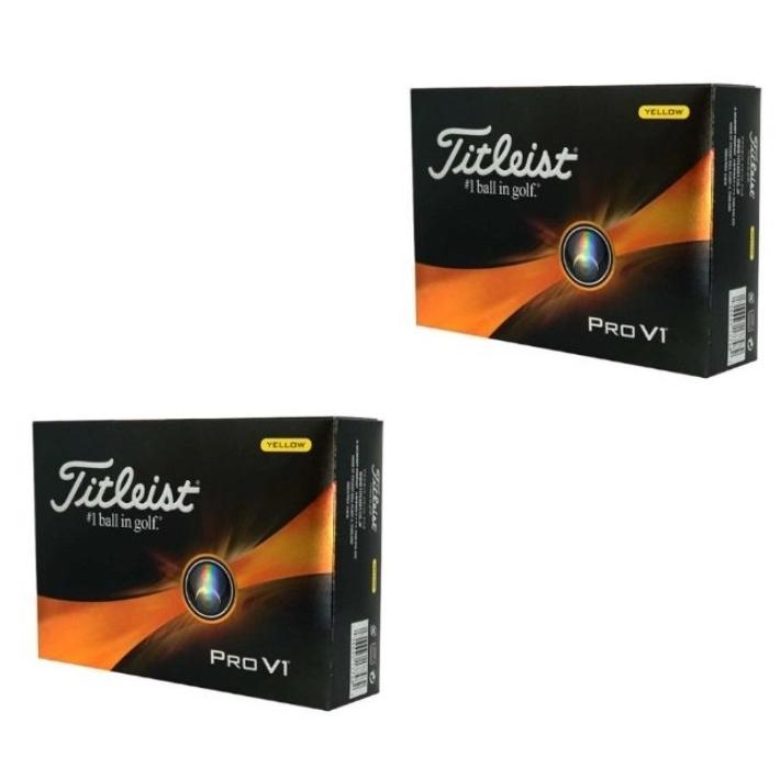 タイトリスト PROV1 プロV1 2ダースセット イエロー