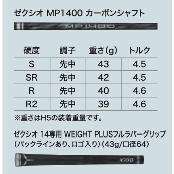 XXIO14 ハイブリッド ユーティリティー MP1400 ゴルフクラブ UT HB ダンロップ ゼクシオ14の画像