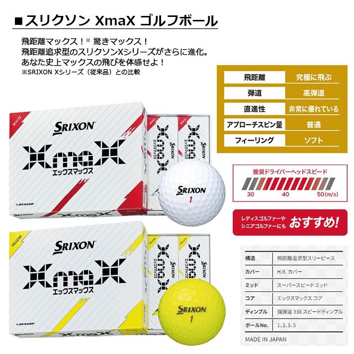 SRIXON ダンロップ スリクソン XmaX スリクソンエックスマックス SRIXON ダンロップ スリクソン XmaX スリクソンエックスマックス