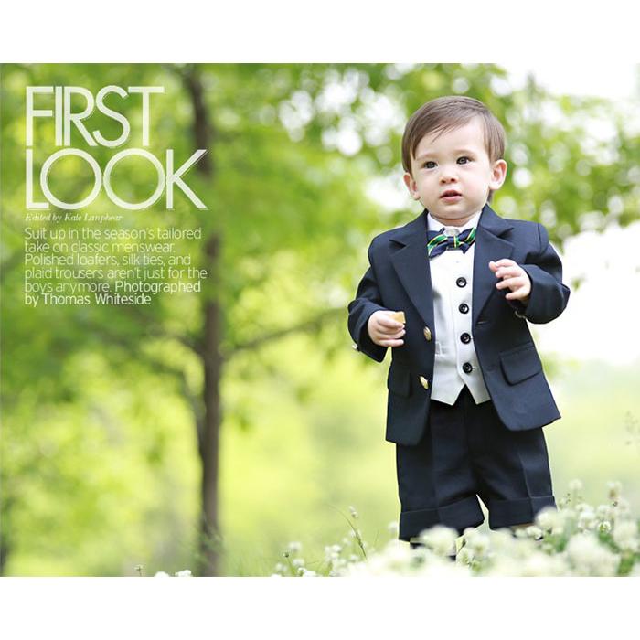 卒園式入学式男の子スーツ6点セット green label relaxing