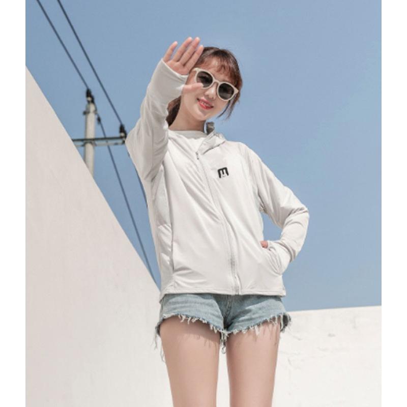 UVパーカー 紫外線対策 レディース フリーサイズ フェイス ネック