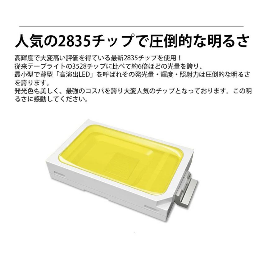 RGB 320°発光EL ledテープライト 8m 100V 120SMD/M 【公式通販】
