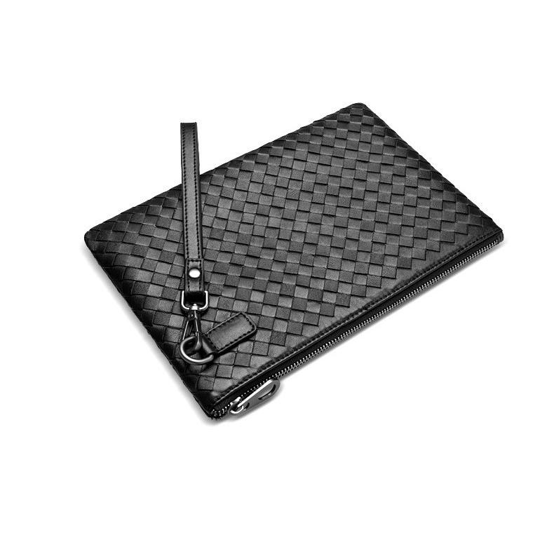 ハンドメイド 本革 鞄 ハンドバッグ バックインバック クラッチバッグ 本革 牛革 イントレチャート メンズ クラッチバッグ セカンド