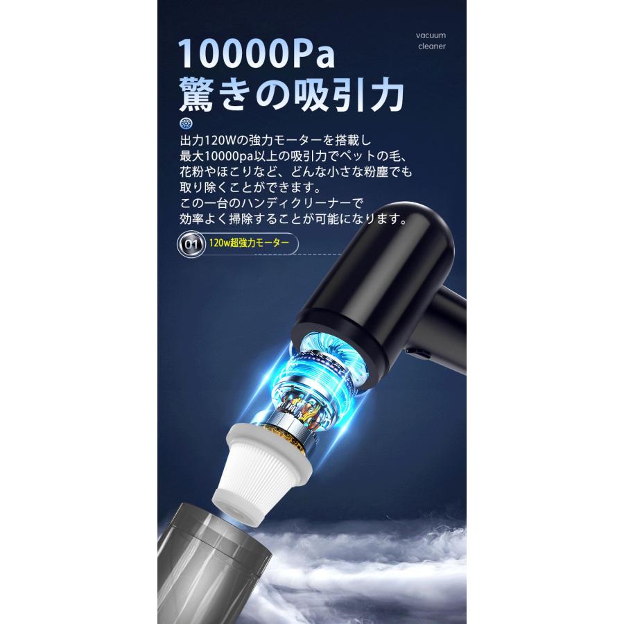 小型コードレスミニ掃除機 ハンドポンプ付き USB充電式 ハンディクリーナー 充電式 USB クリーナー 小型掃除機 車用掃除