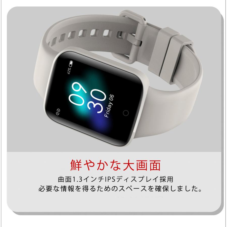 スマートウォッチ 体温測定 血圧計 血中酸素濃度計 活動量計 心拍計 歩数計 IP67防水 IOS Android メール line 着信通知 睡眠検測  腕時計 |  | 04