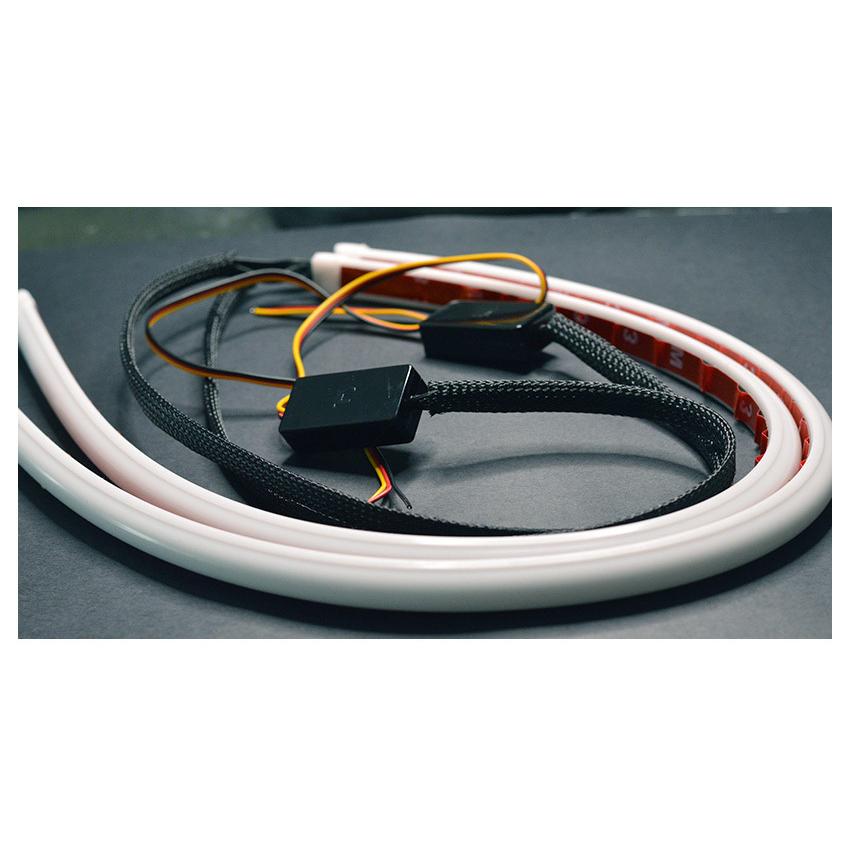 60cm 汎用 シーケンシャル ウインカー LED シリコン チューブ ライト