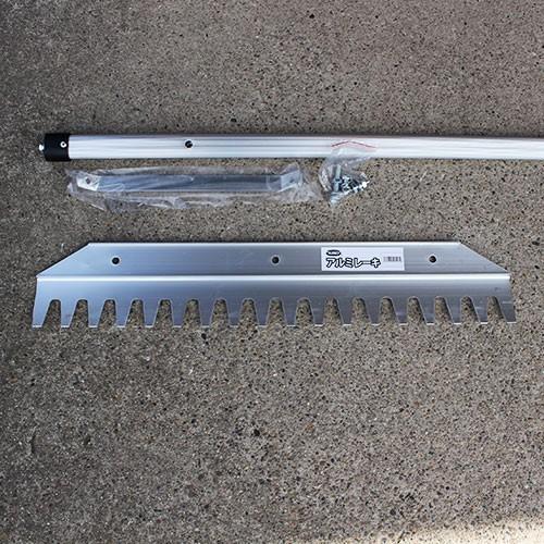 アルミレーキ アルミレーキ N-60 60cm巾 18歯 全長1820mm : ハーティ・エクスプレス