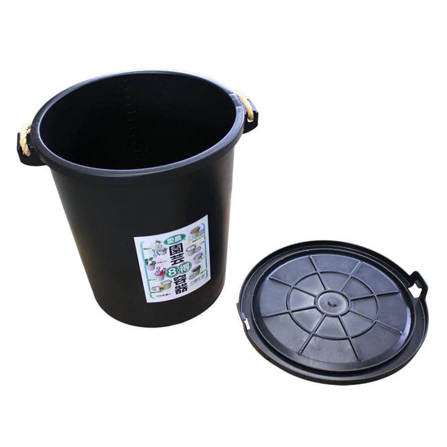 フタつきバケツ20リットル 8得容器 高さ360mm バケツ 作業椅子 収穫