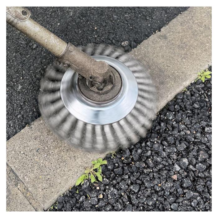 GF除草用ワイヤーブラシ GF-190KW 601540 片山利器 雑草 除草 苔