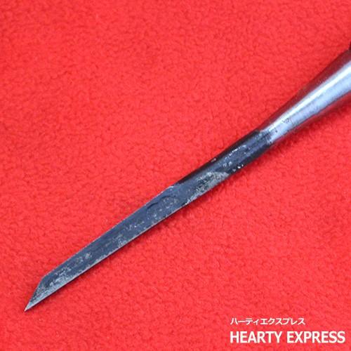 播州三木 岩崎のみ 左のぶ弘 追入鑿 黒檀柄 黒裏 一枚裏 一分