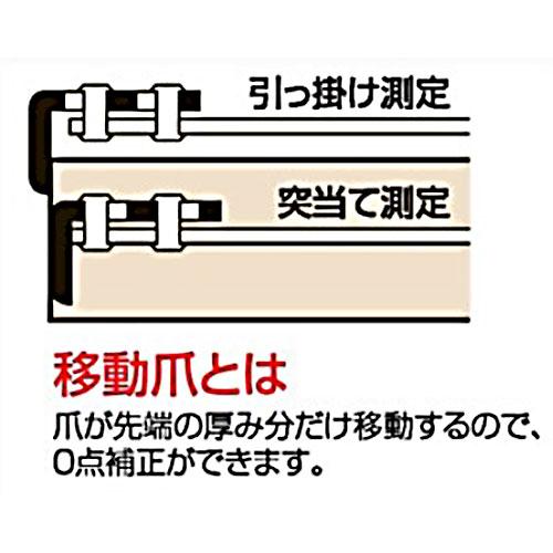 KDS コンベックス フリー 16巾 3.5m 移動爪 KF16-35 目盛：メートル｜hearty-e｜02