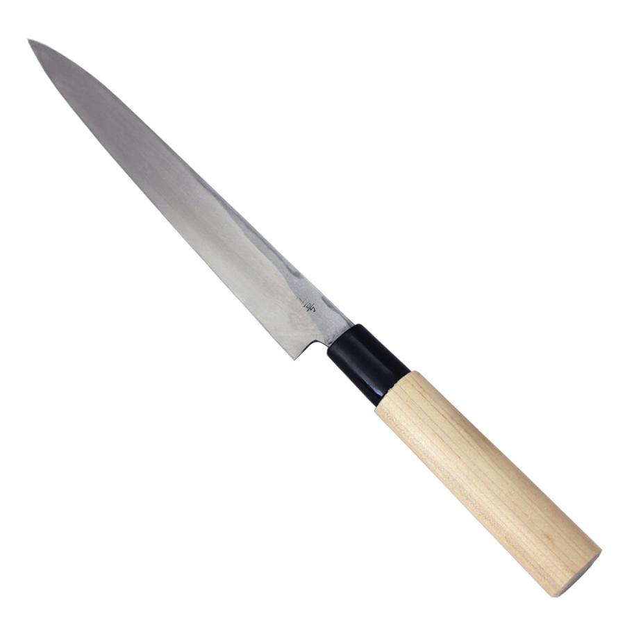 播州三木 田中一之刃物製作所 手打鍛造 みのり 柳刃包丁 刃渡240mm 8寸